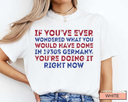 Anti Fascism Shirt: Political Activism, Human Rights - Comfort Colors