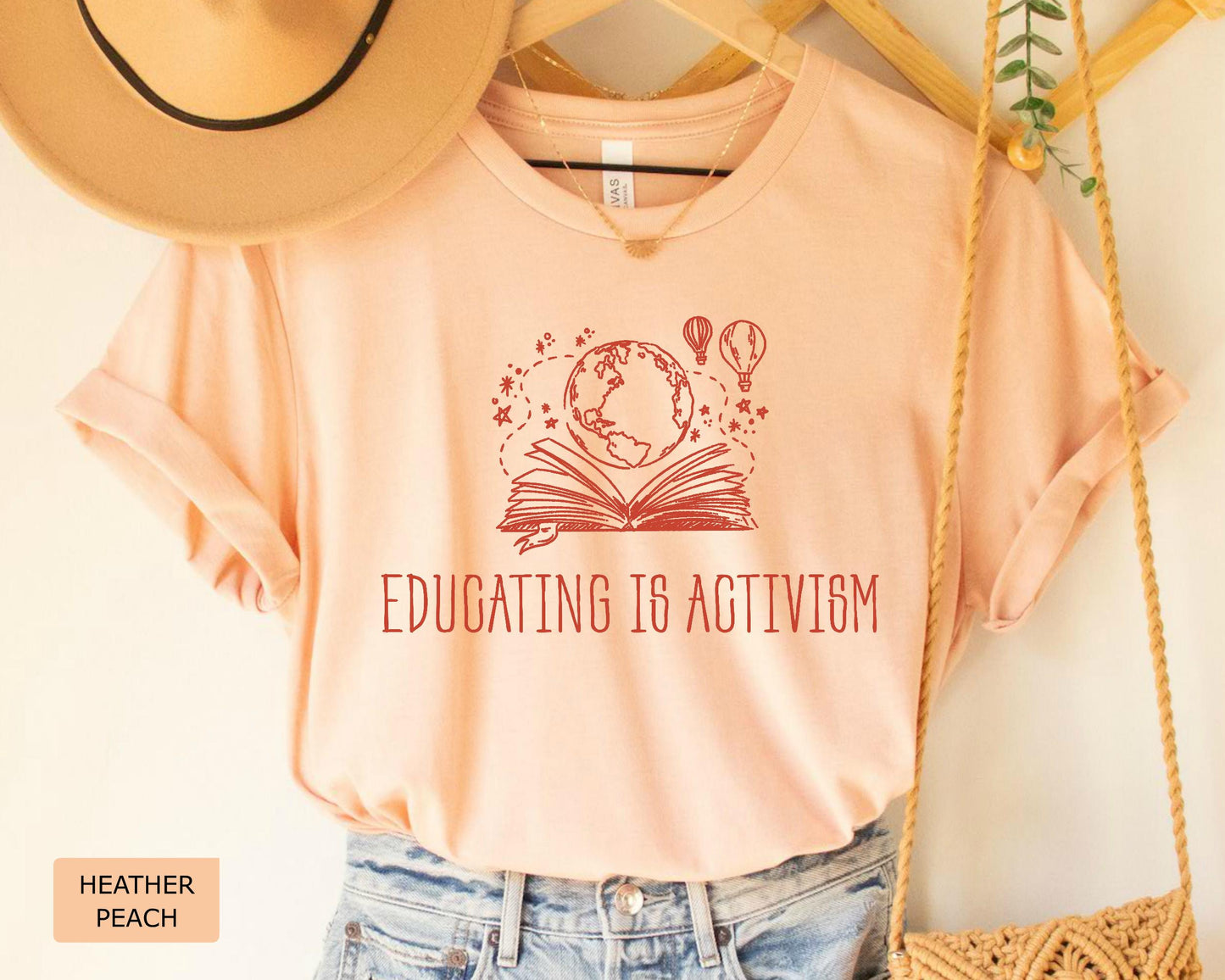 Educating is Activism Shirt, Liberal Teacher Gift, Equality Tee