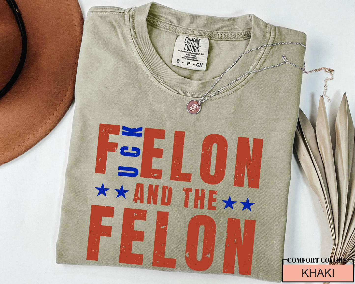 F'Elon and The Felon Shirt: Anti Trump Protest, Political Activist Tee