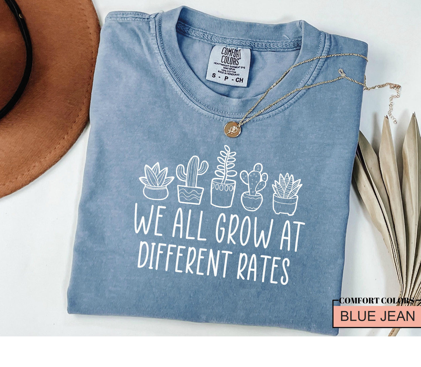 We All Grow Cactus Teacher Shirt - SPED Counselor Tee