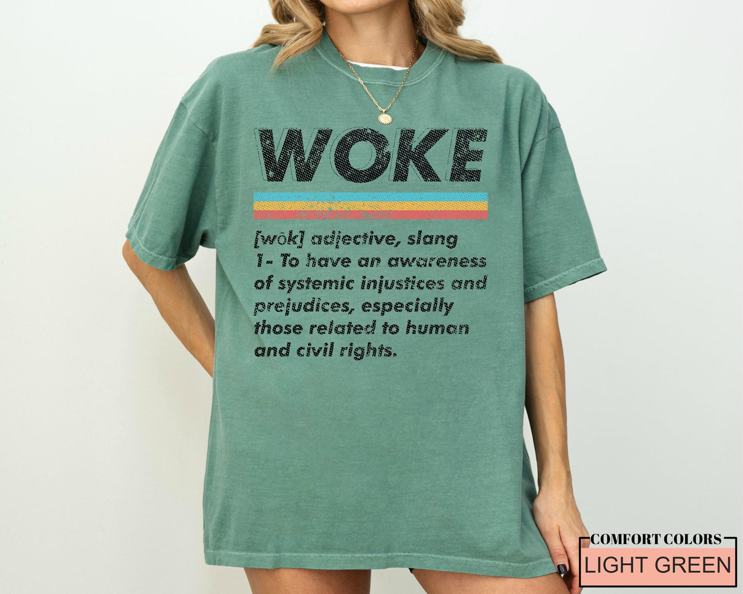 Woke Definition Shirt: Social Justice Awareness Tee