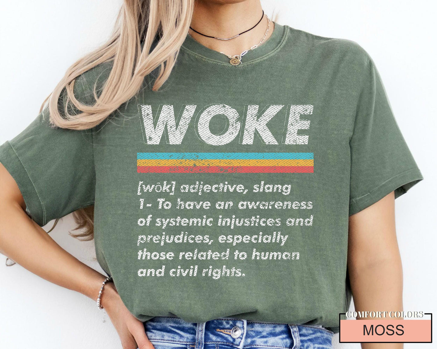 Woke Definition Shirt: Social Justice Awareness Tee