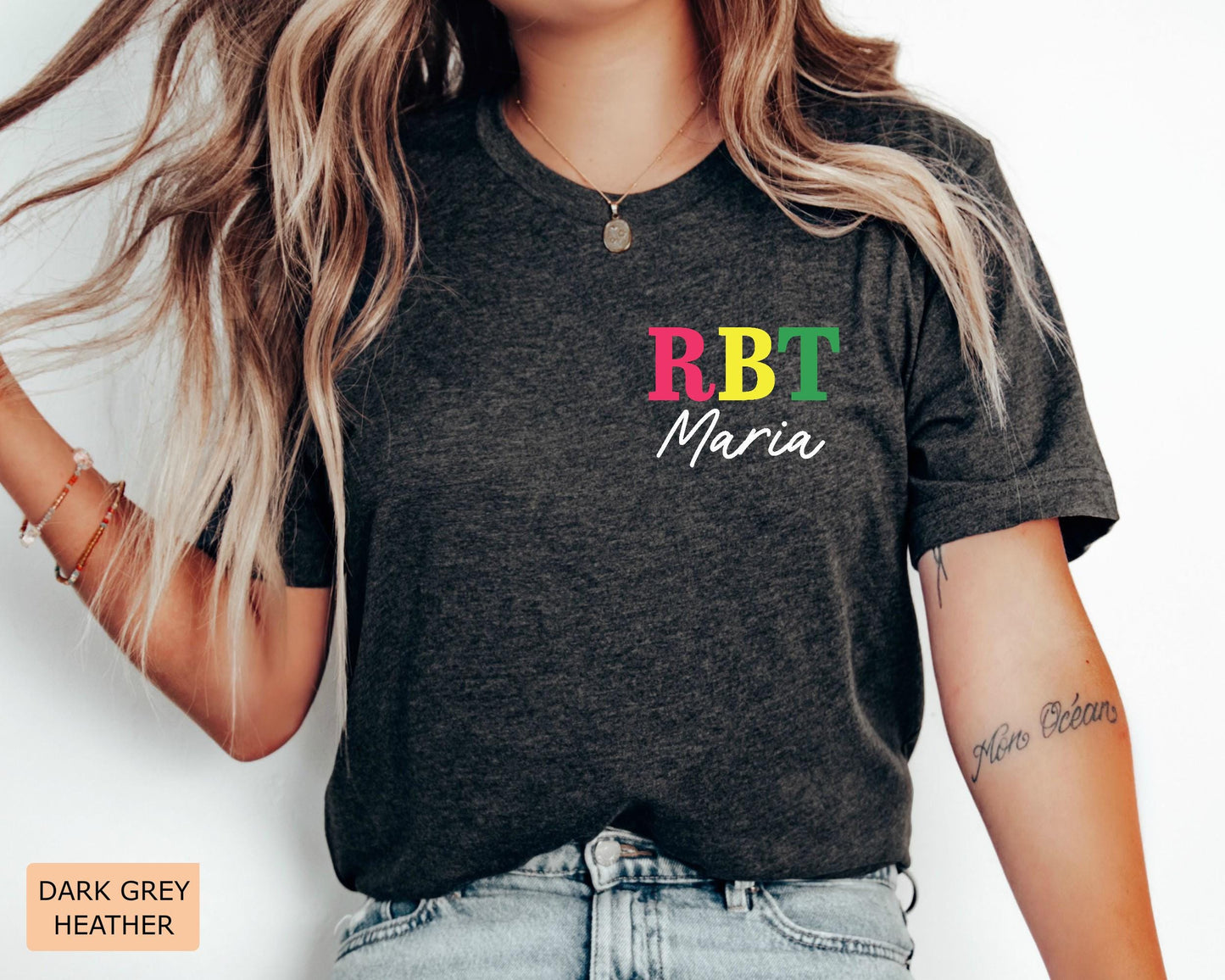 Personalized RBT Shirt: Custom Name Registered Behavior Technician Gift