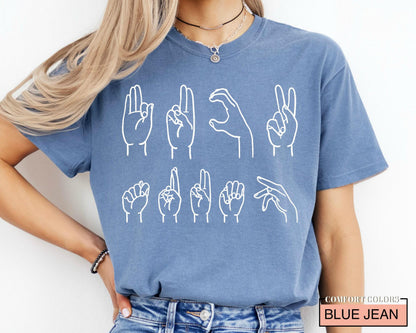 ASL F*ck Trump Shirt: Anti Trump Protest Graphic Tee