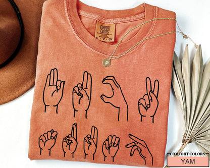 ASL F*ck Trump Shirt: Anti Trump Protest Graphic Tee