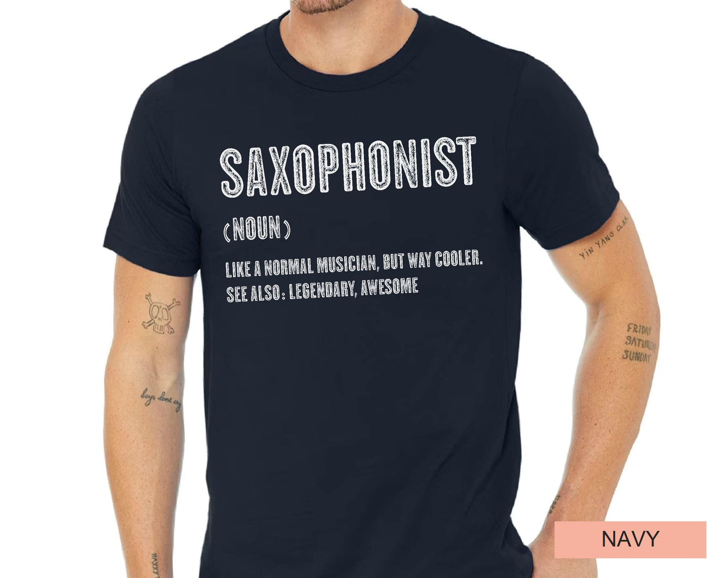 Saxophonist Definition T-Shirt, Musician Gift