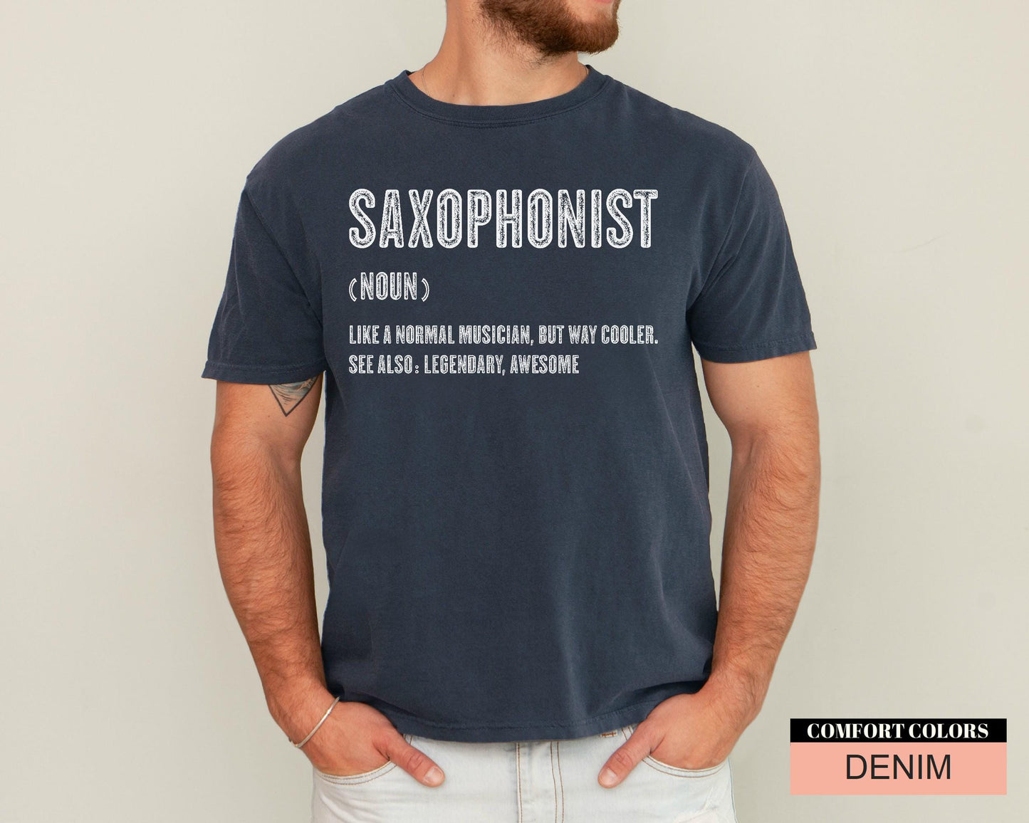 Saxophonist Definition T-Shirt, Musician Gift