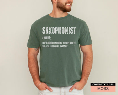 Saxophonist Definition T-Shirt, Musician Gift