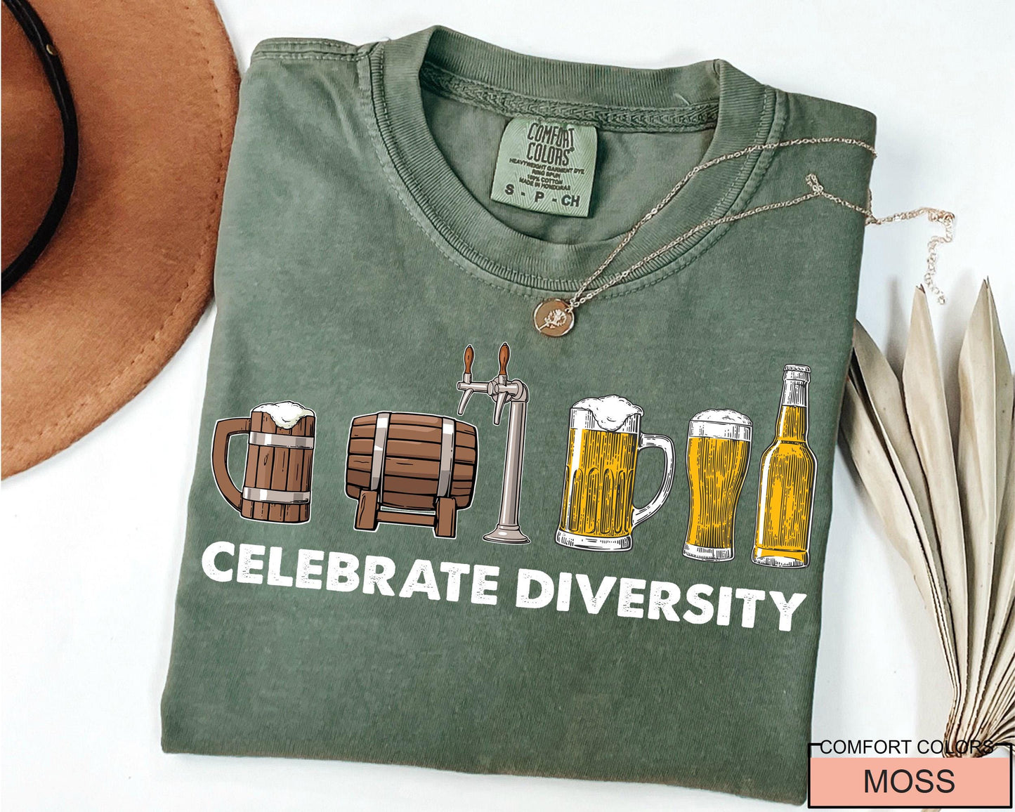 Celebrate Diversity Beer Shirt: Funny Craft Beer Lover Gift
