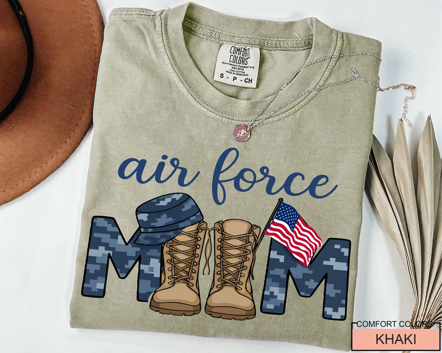 Air Force Mom Shirt, Patriotic Soldier Mom Shirt, USAF Mothers Shirt, Military Mama Shirt, Airman Mother Gift, Military Family Shirt