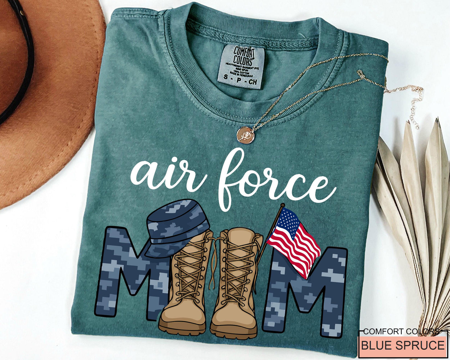 Air Force Mom Shirt, Patriotic Soldier Mom Shirt, USAF Mothers Shirt, Military Mama Shirt, Airman Mother Gift, Military Family Shirt