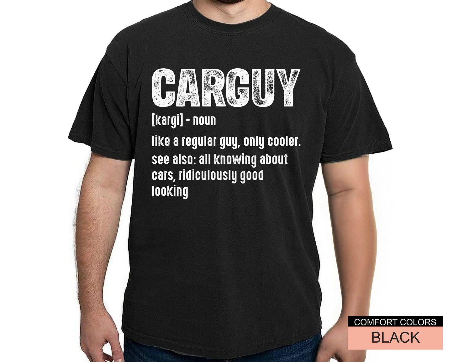 Sarcastic Car Guy Definition T-Shirt - Car Enthusiast Dad Gift