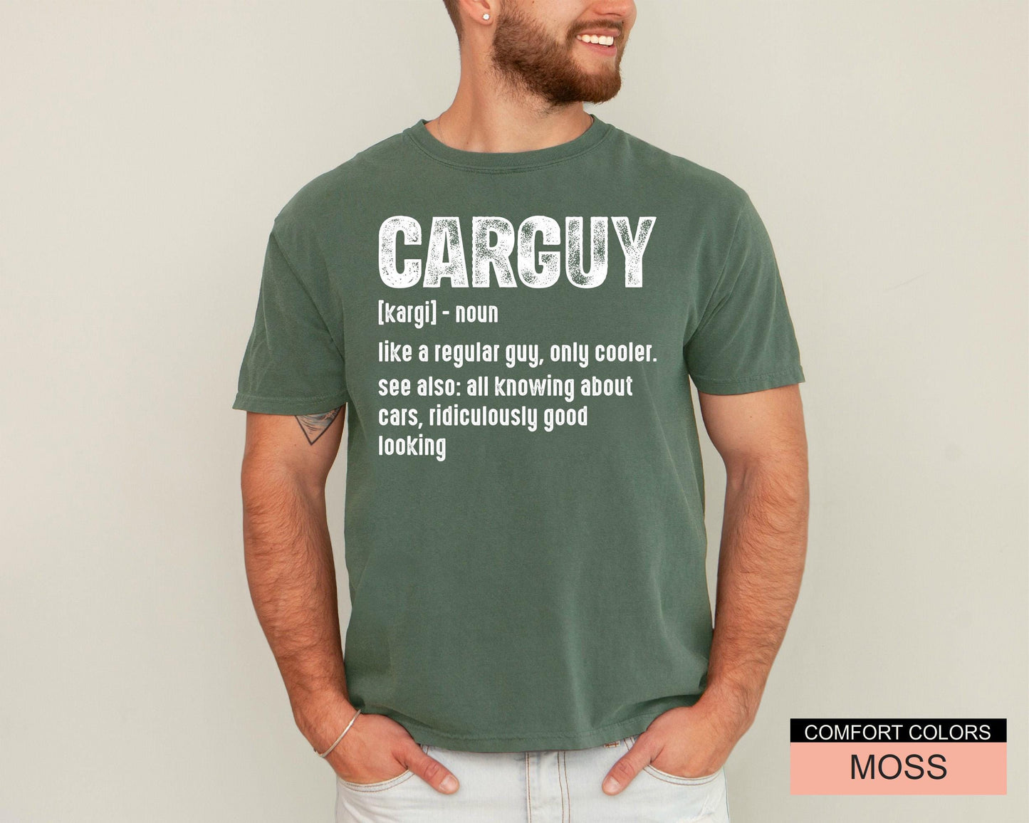 Sarcastic Car Guy Definition T-Shirt - Car Enthusiast Dad Gift