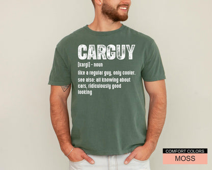 Sarcastic Car Guy Definition T-Shirt - Car Enthusiast Dad Gift
