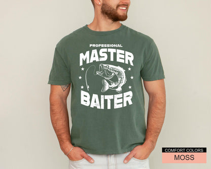 Master Baiter Fishing T-Shirt: Funny Fisherman Gift