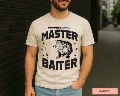 Master Baiter Fishing T-Shirt: Funny Fisherman Gift