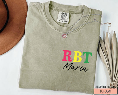 Personalized RBT Shirt: Custom Name Registered Behavior Technician Gift