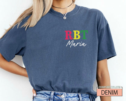 Personalized RBT Shirt: Custom Name Registered Behavior Technician Gift