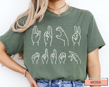 ASL F*ck Trump Shirt: Anti Trump Protest Graphic Tee