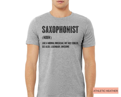 Saxophonist Definition T-Shirt, Musician Gift