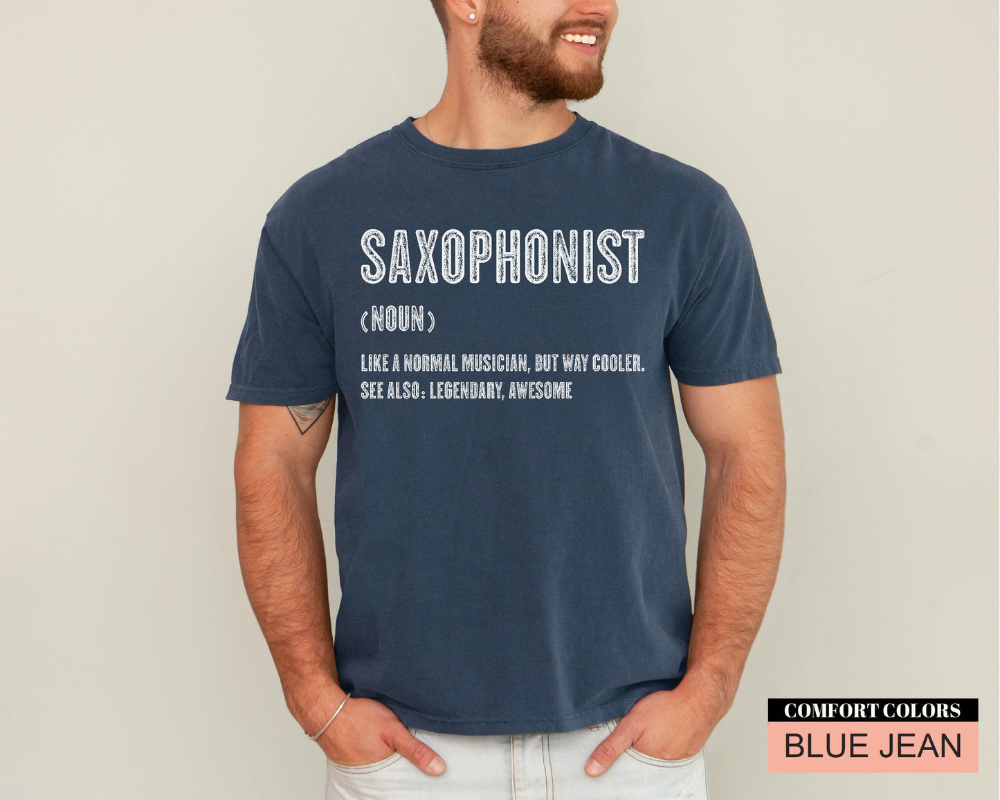 Saxophonist Definition T-Shirt, Musician Gift