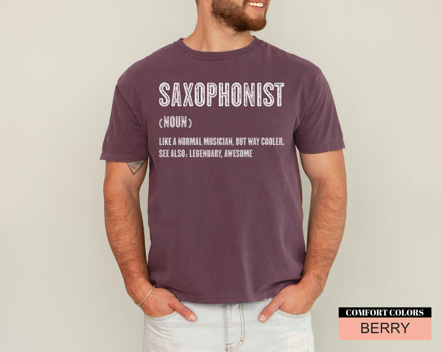 Saxophonist Definition T-Shirt, Musician Gift