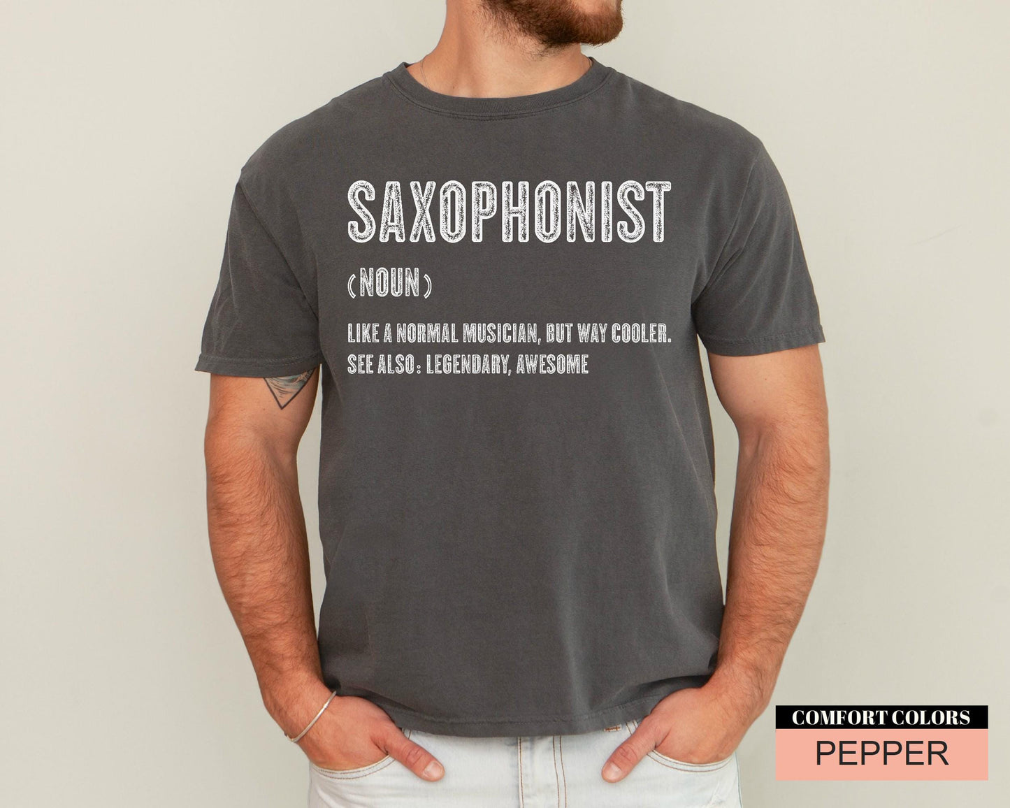 Saxophonist Definition T-Shirt, Musician Gift