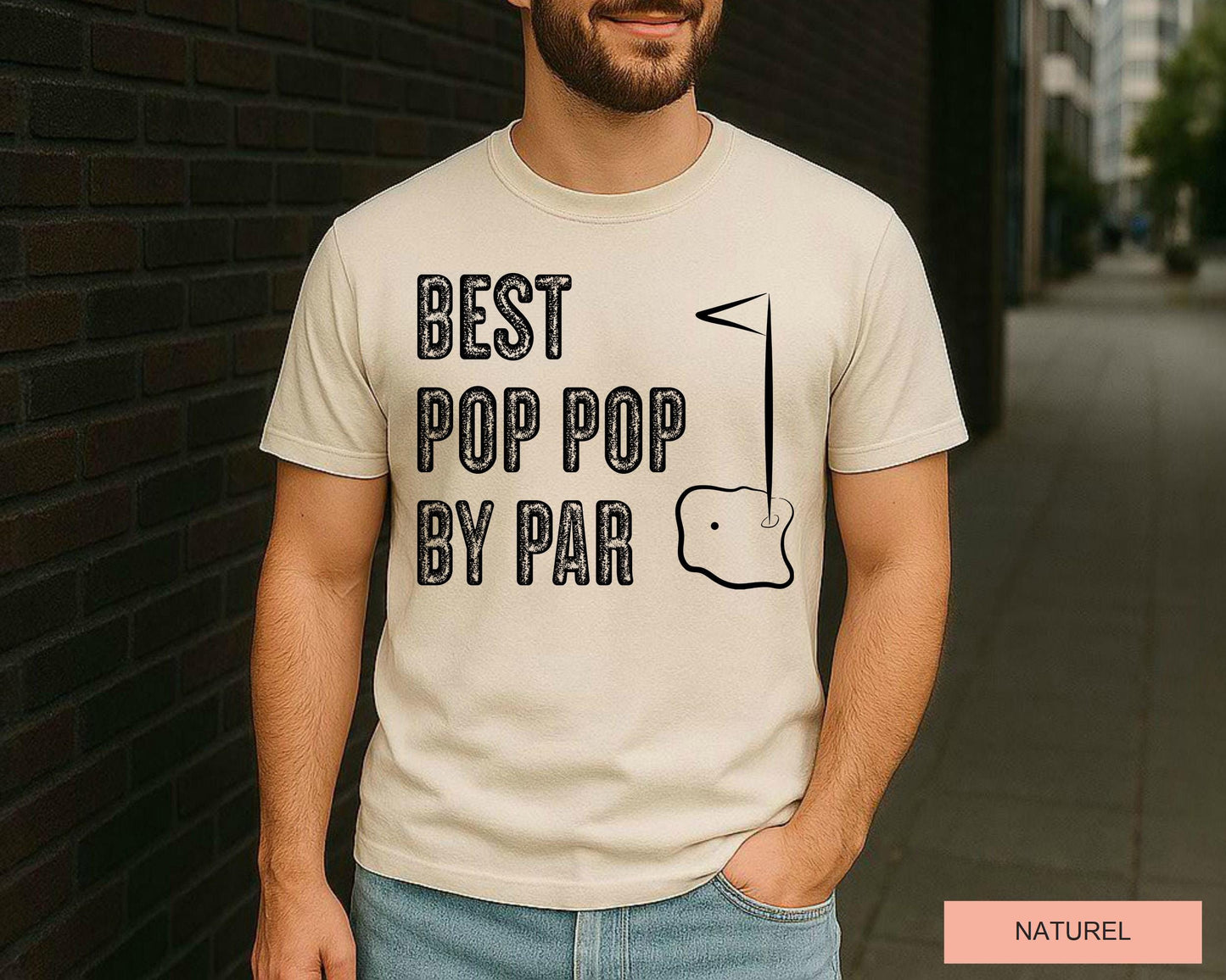Best Pop Pop By Par Shirt, Pop Pop Gift Golf Player Pop Pop Golf Gift Tshirt, Golfing Pop Pop  Tee Shirt