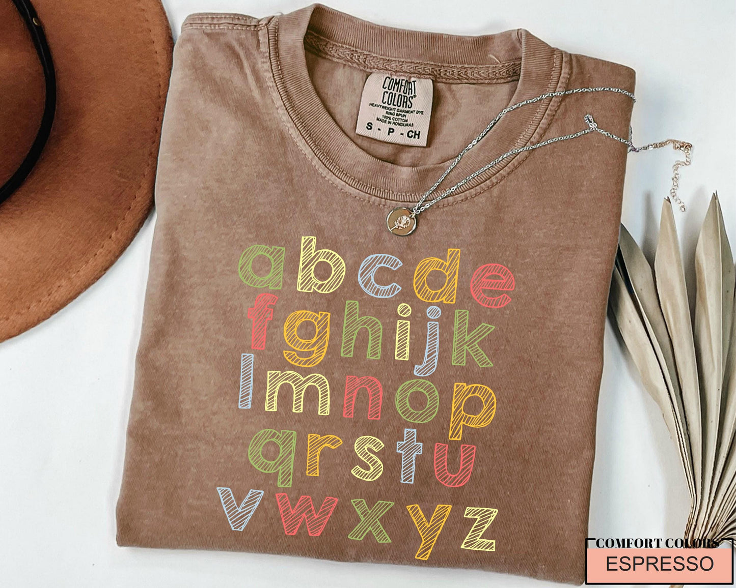 ABC Alphabet Shirt, Kindergarten Teacher Shirt, Preschool Teacher Shirt, Alphabet Shirt for Teachers, Back To School, Elementary Teacher