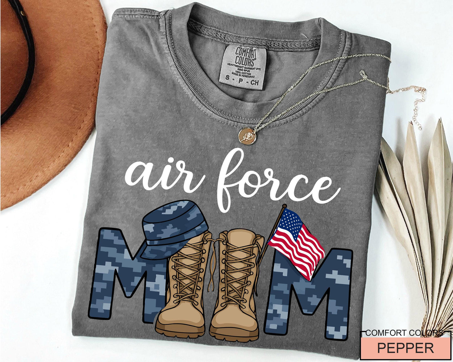 Air Force Mom Shirt, Patriotic Soldier Mom Shirt, USAF Mothers Shirt, Military Mama Shirt, Airman Mother Gift, Military Family Shirt