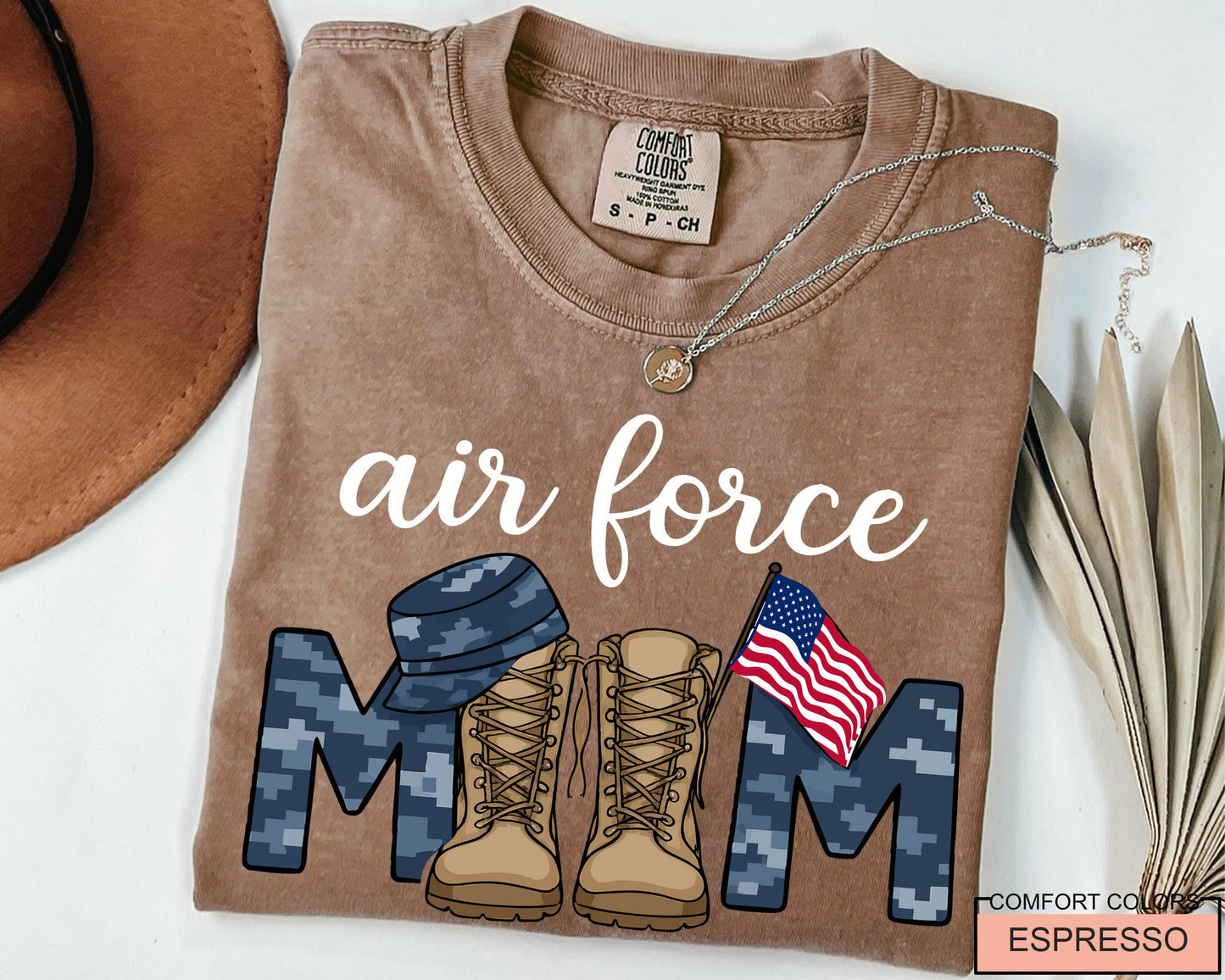 Air Force Mom Shirt, Patriotic Soldier Mom Shirt, USAF Mothers Shirt, Military Mama Shirt, Airman Mother Gift, Military Family Shirt