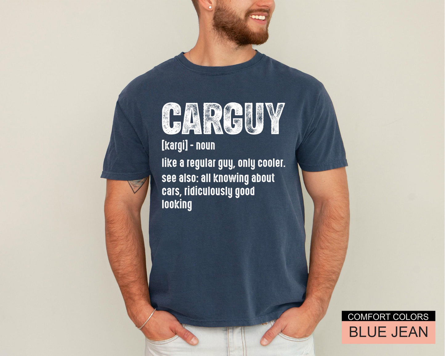 Sarcastic Car Guy Definition T-Shirt - Car Enthusiast Dad Gift