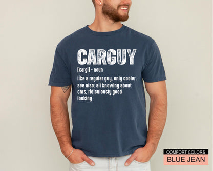 Sarcastic Car Guy Definition T-Shirt - Car Enthusiast Dad Gift