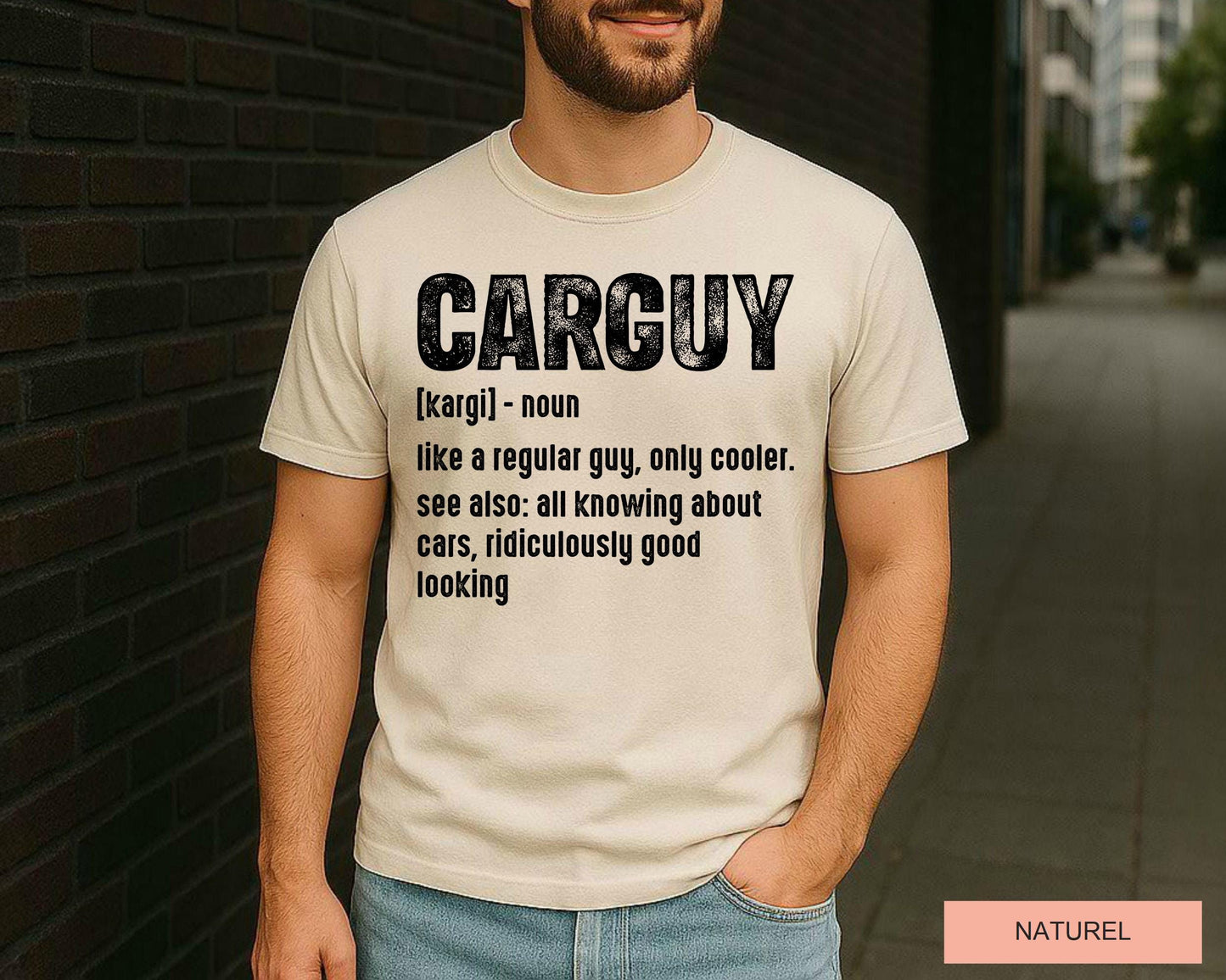 Sarcastic Car Guy Definition T-Shirt - Car Enthusiast Dad Gift
