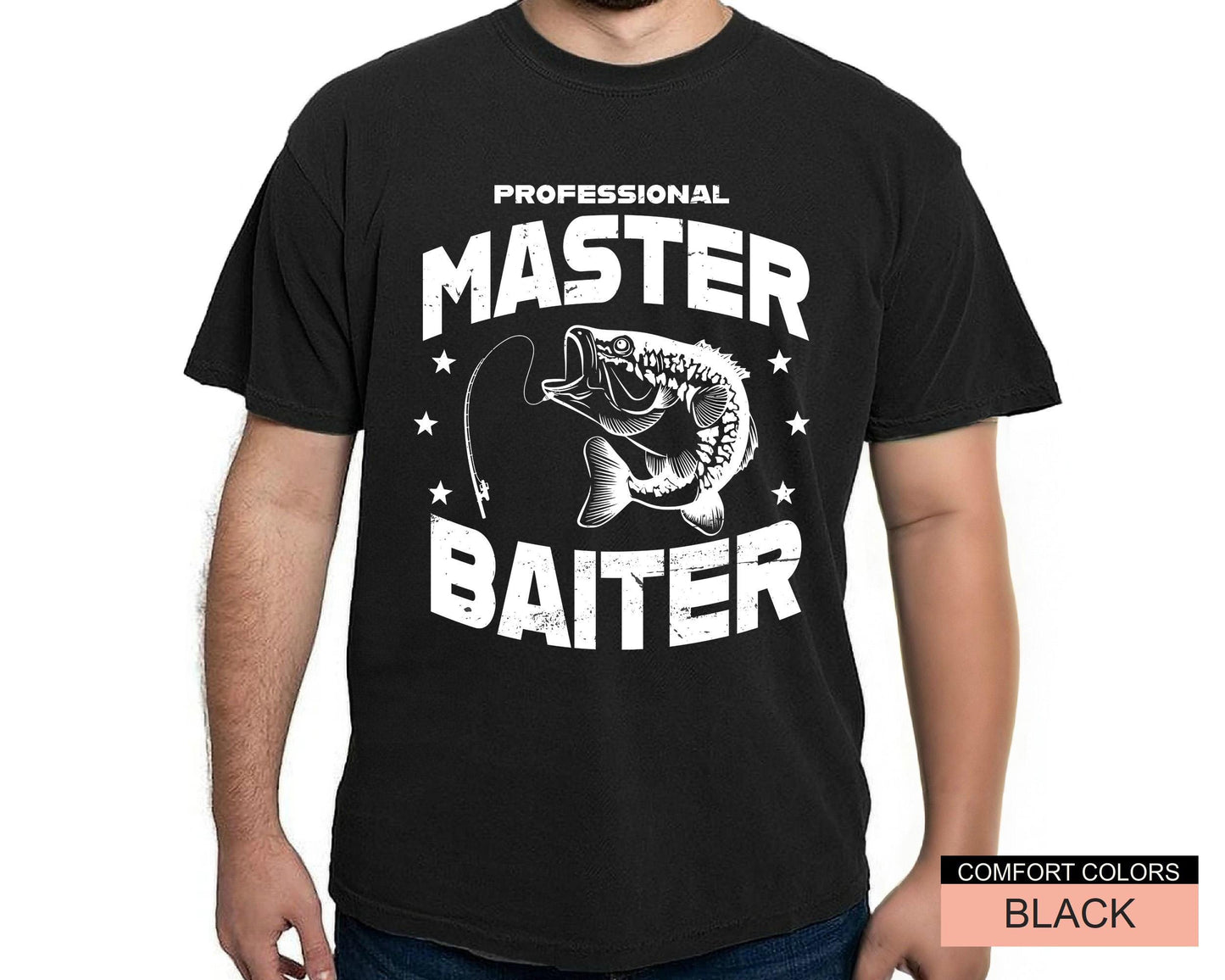 Master Baiter Fishing T-Shirt: Funny Fisherman Gift