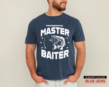 Master Baiter Fishing T-Shirt: Funny Fisherman Gift