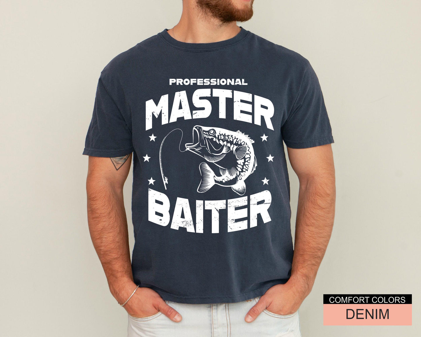 Master Baiter Fishing T-Shirt: Funny Fisherman Gift