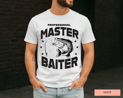 Master Baiter Fishing T-Shirt: Funny Fisherman Gift
