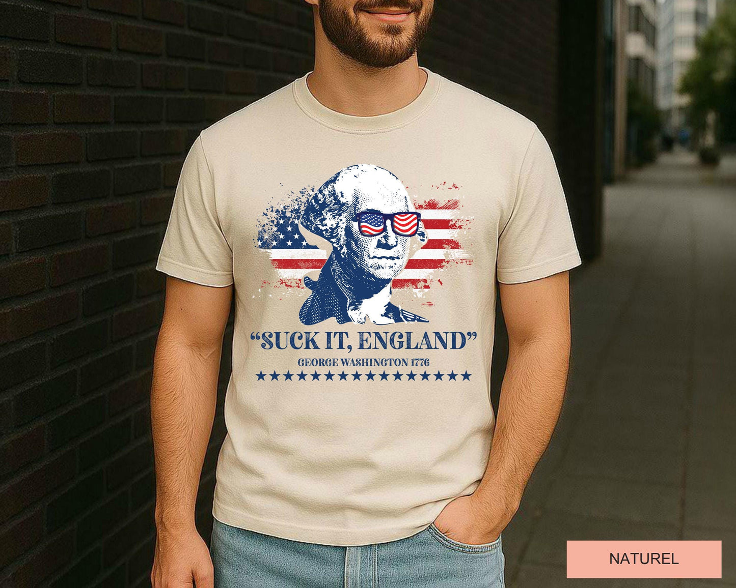 Funny 4th of July George Washington T-Shirt