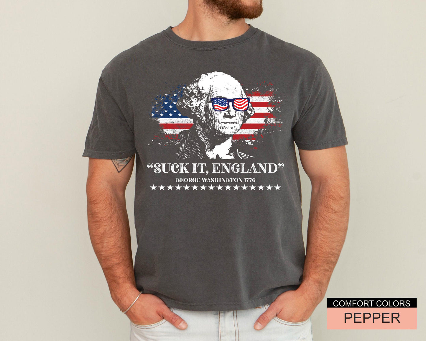 Funny 4th of July George Washington T-Shirt