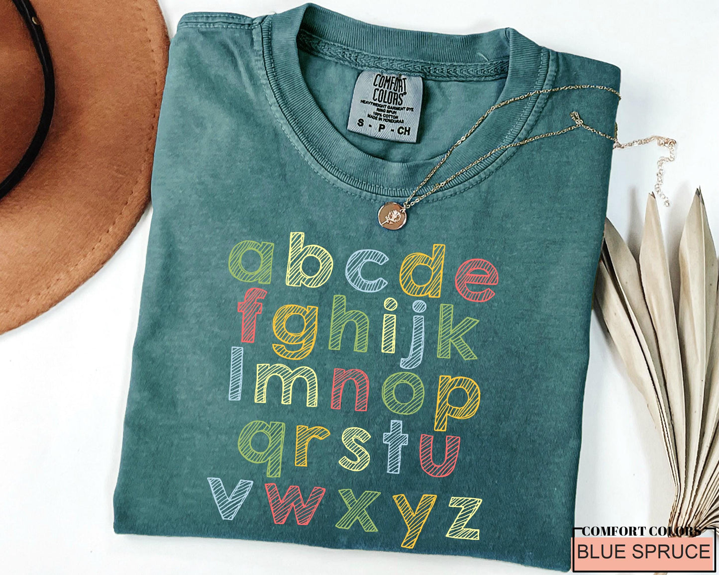ABC Alphabet Shirt, Kindergarten Teacher Shirt, Preschool Teacher Shirt, Alphabet Shirt for Teachers, Back To School, Elementary Teacher
