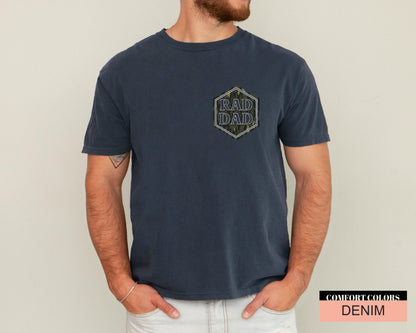 Rad Dad Camo Pocket Print Shirt, Father's Day Gift