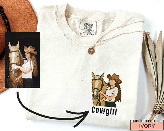 Western Cowgirl Shirt: Vintage Rodeo Pocket Design