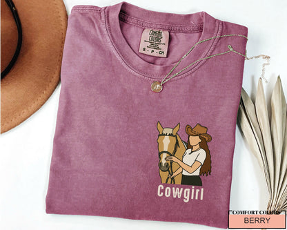 Western Cowgirl Shirt: Vintage Rodeo Pocket Design