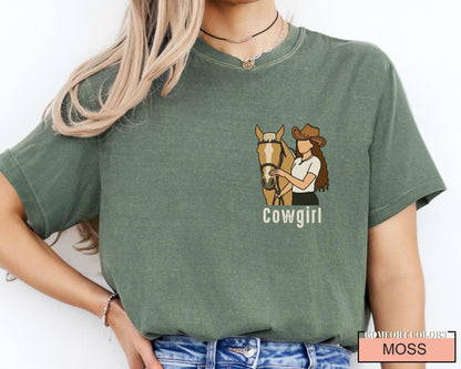 Western Cowgirl Shirt: Vintage Rodeo Pocket Design