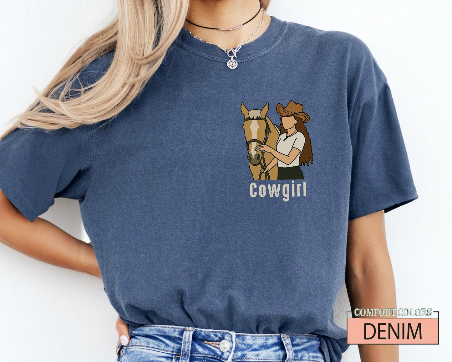 Western Cowgirl Shirt: Vintage Rodeo Pocket Design