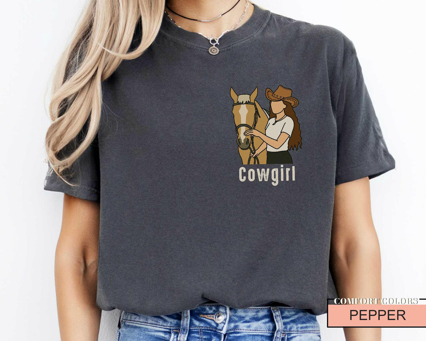 Western Cowgirl Shirt: Vintage Rodeo Pocket Design