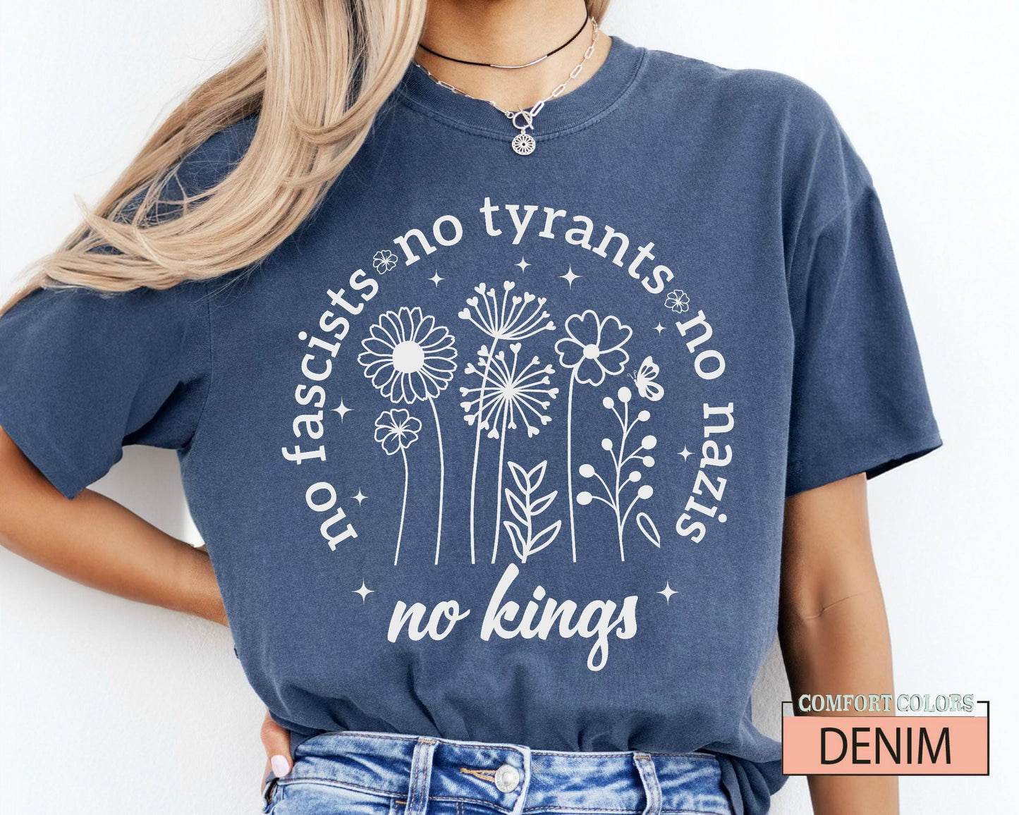 No Kings Anti Trump Shirt: Political Protest Tee