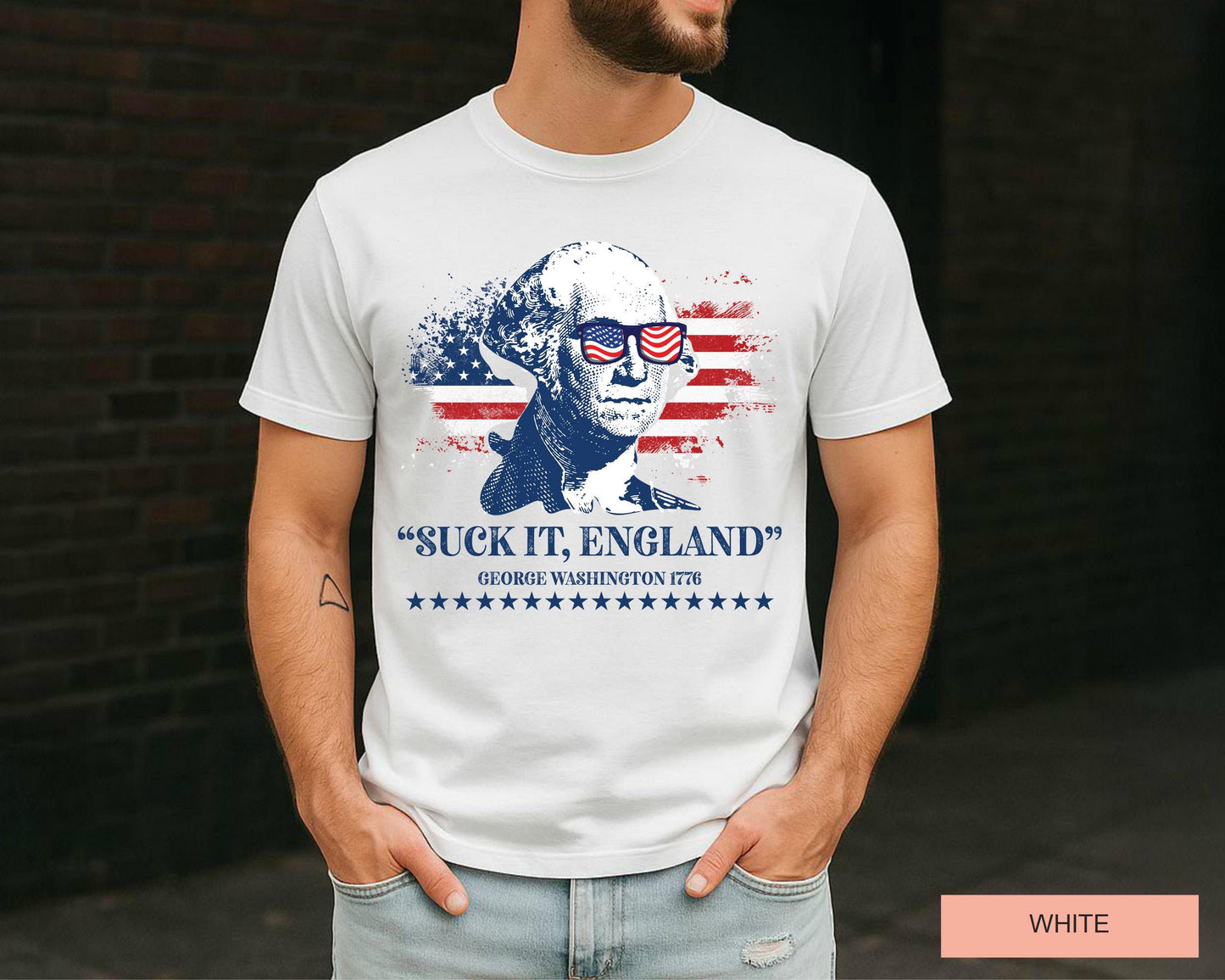 Funny 4th of July George Washington T-Shirt