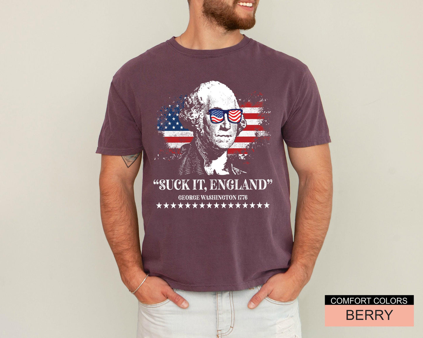 Funny 4th of July George Washington T-Shirt
